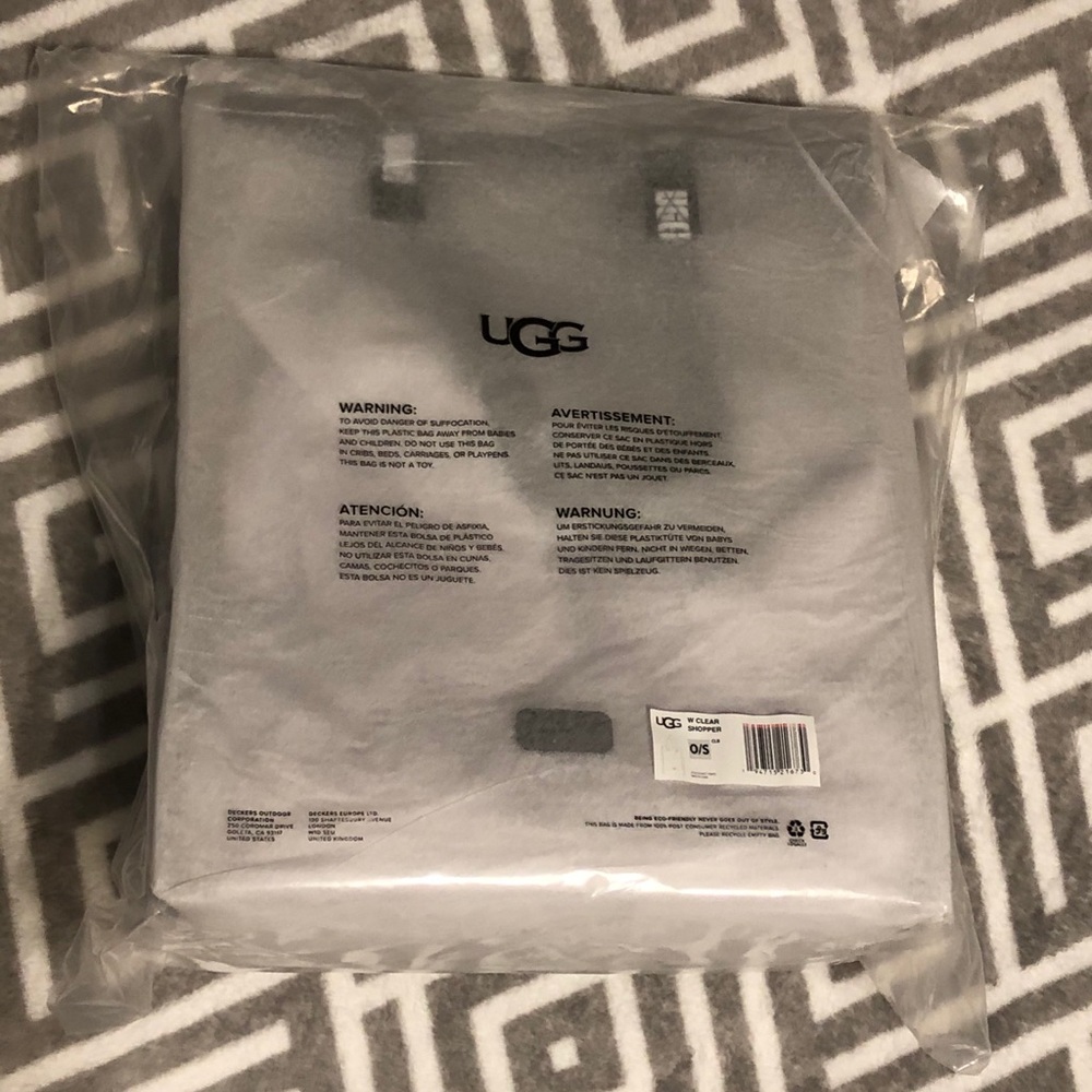 UGG Limited Edition Clear Bag